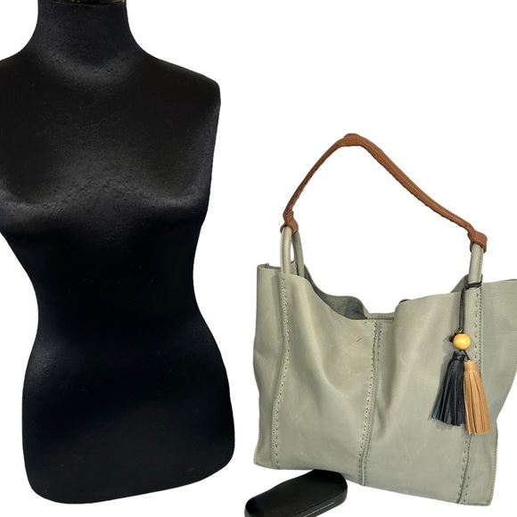The Sak Bags The Sak Extra Large Shoulder Tote Bag Light Green